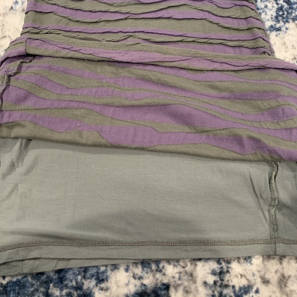 Free‎ People Women's Bodycon Sleeveless Lined Mini Dress Grey Purple Size XS - Picture 6 of 6